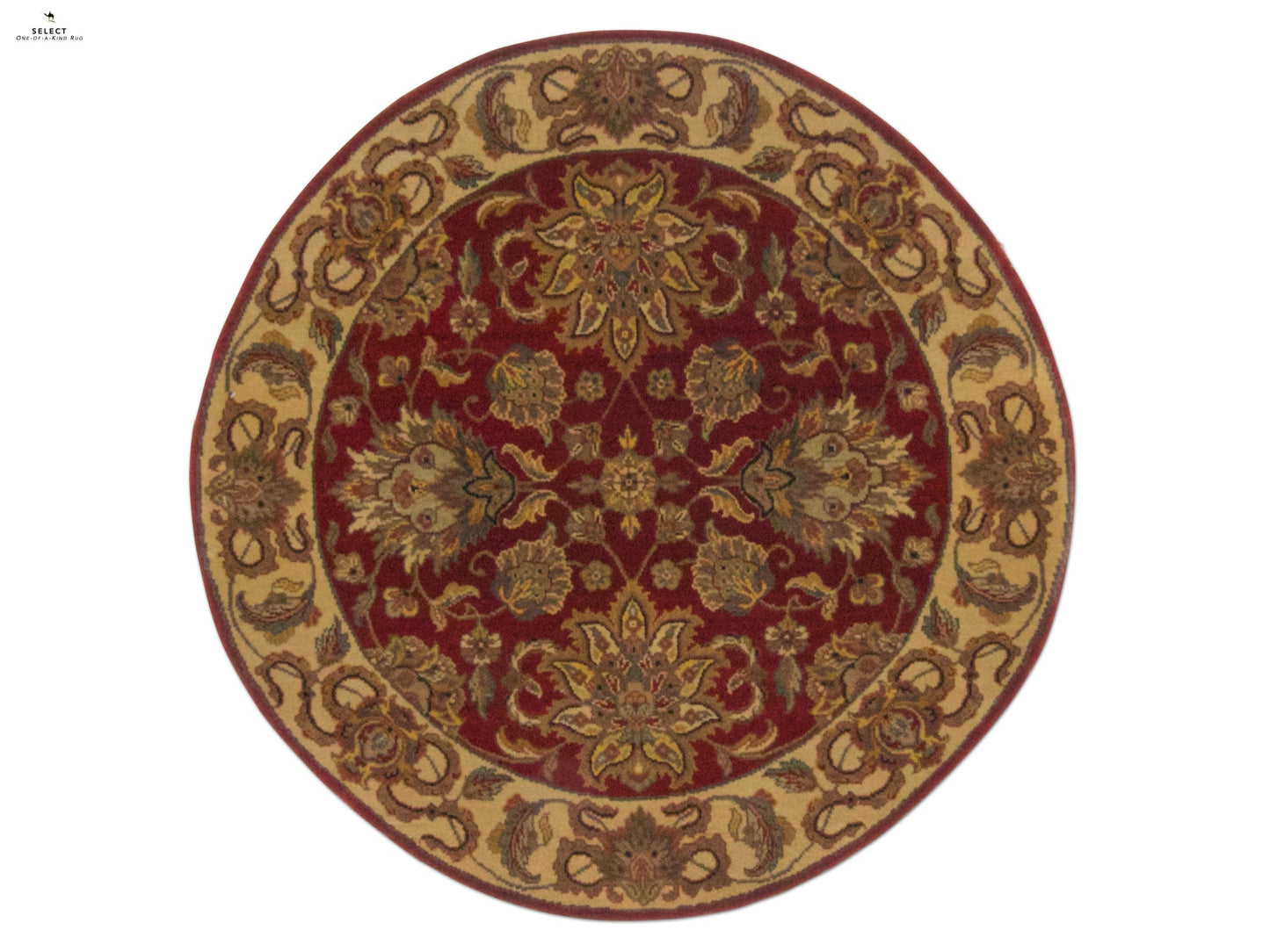 Agra rust/gold 4' Round