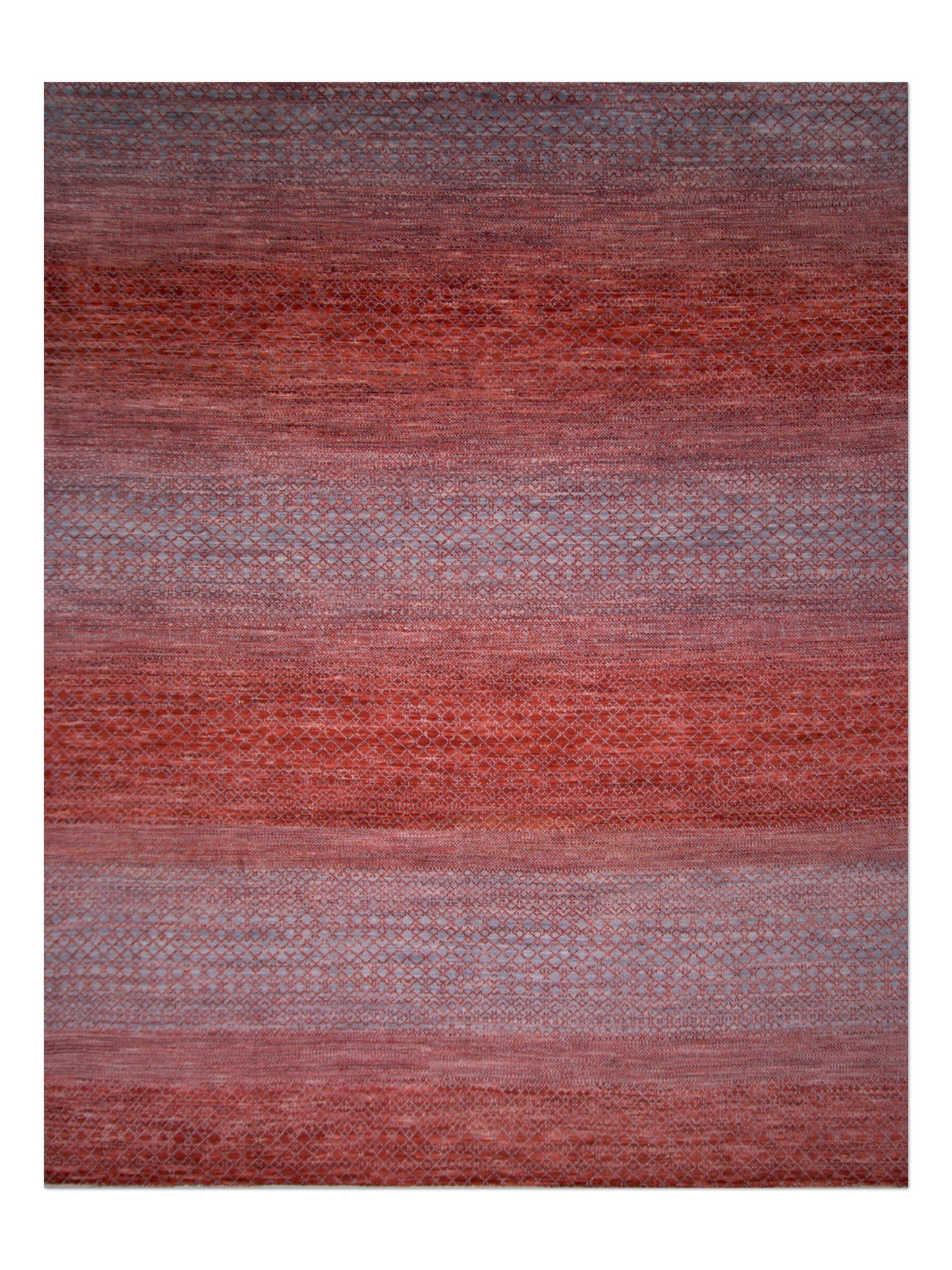 Durva Grass red/gray 9x12