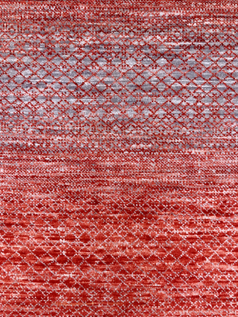 Durva Grass red/gray 9x12