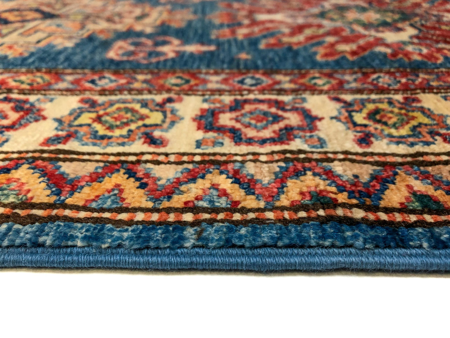 Super Kazak (13' Runner) blue/ivory