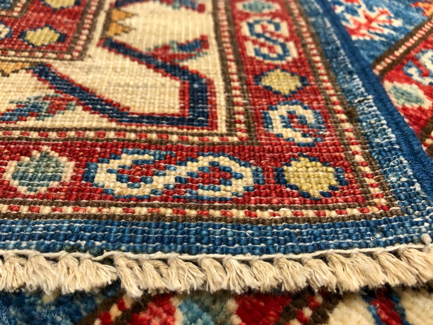 Super Kazak (17' Runner) blue/ivory