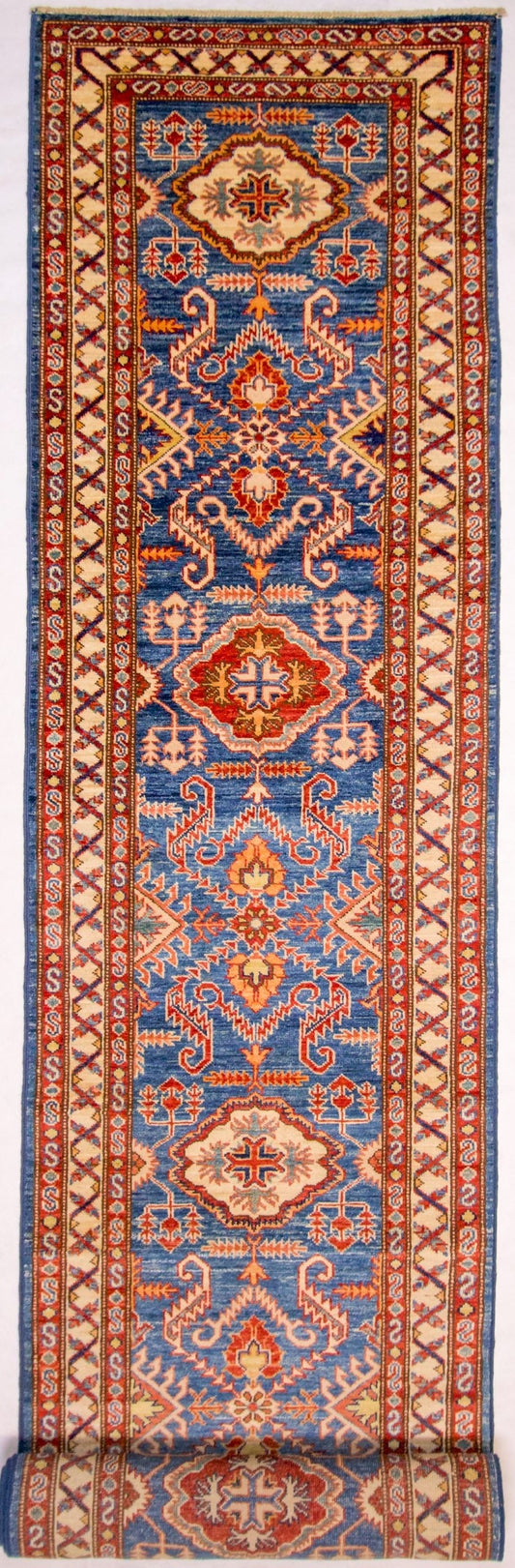 Super Kazak (17' Runner) blue/ivory