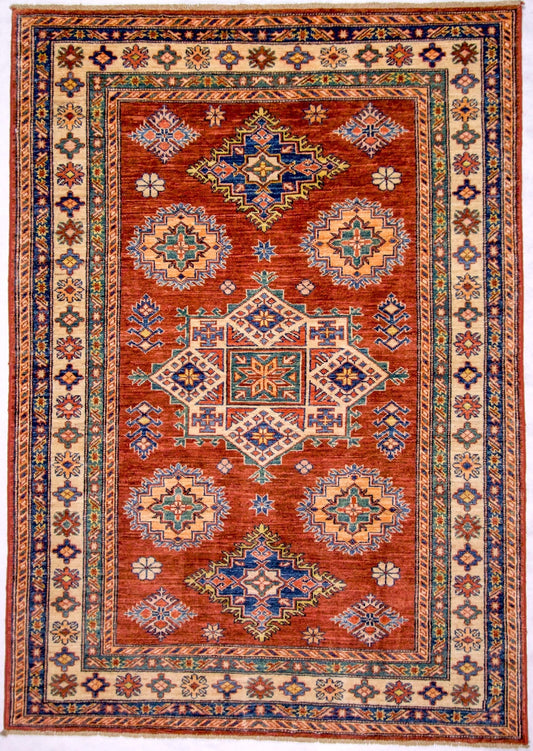 Super Kazak (4x6) red/ivory