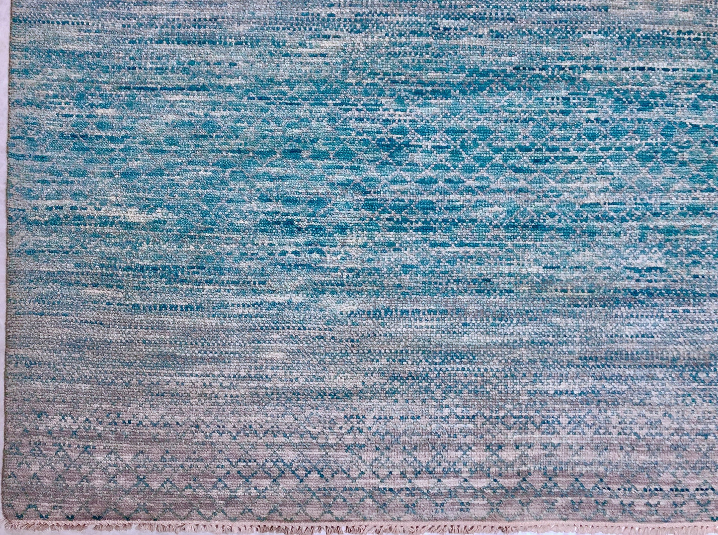 Grass Design (9x12) light blue