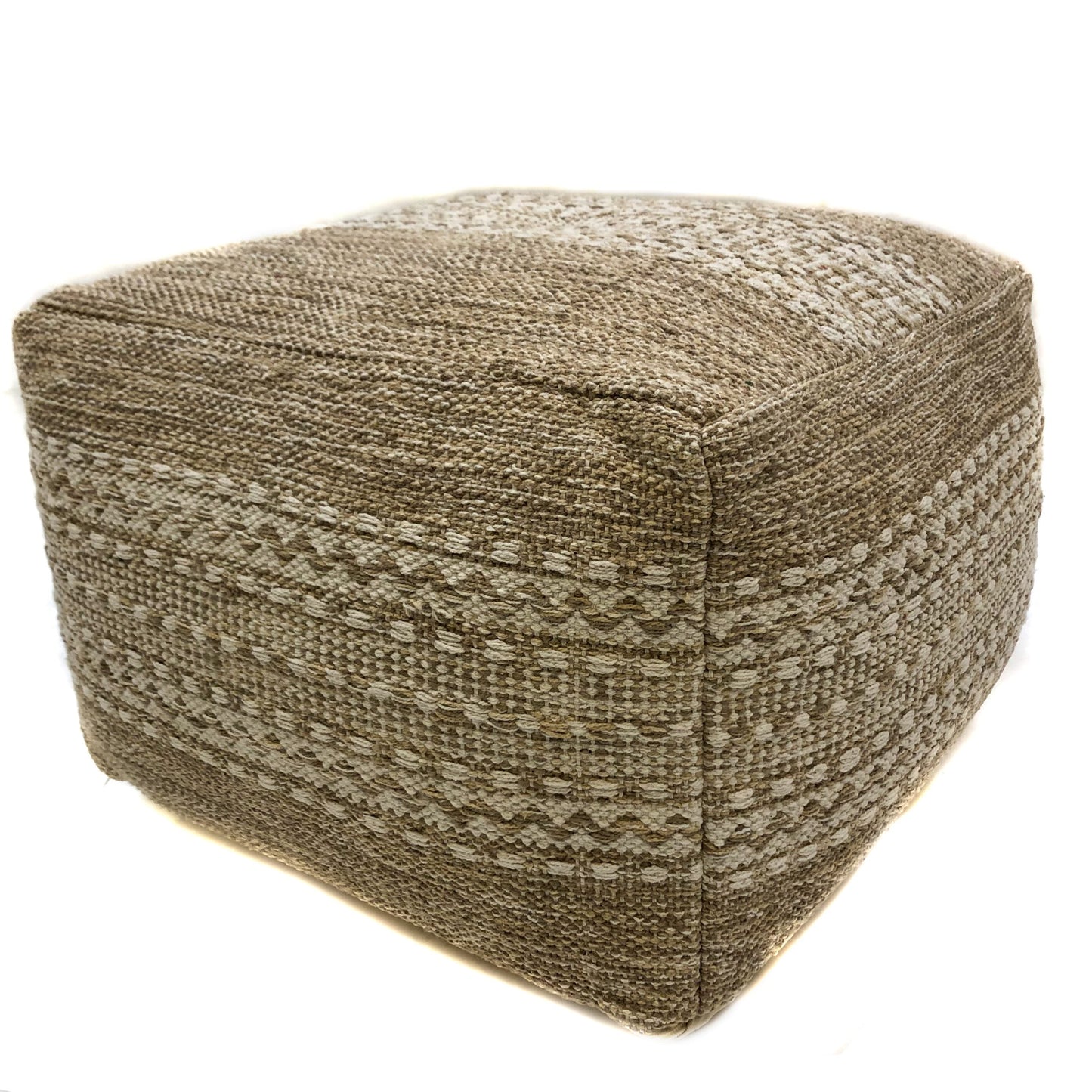 Moroccan-Style Woven Pouf