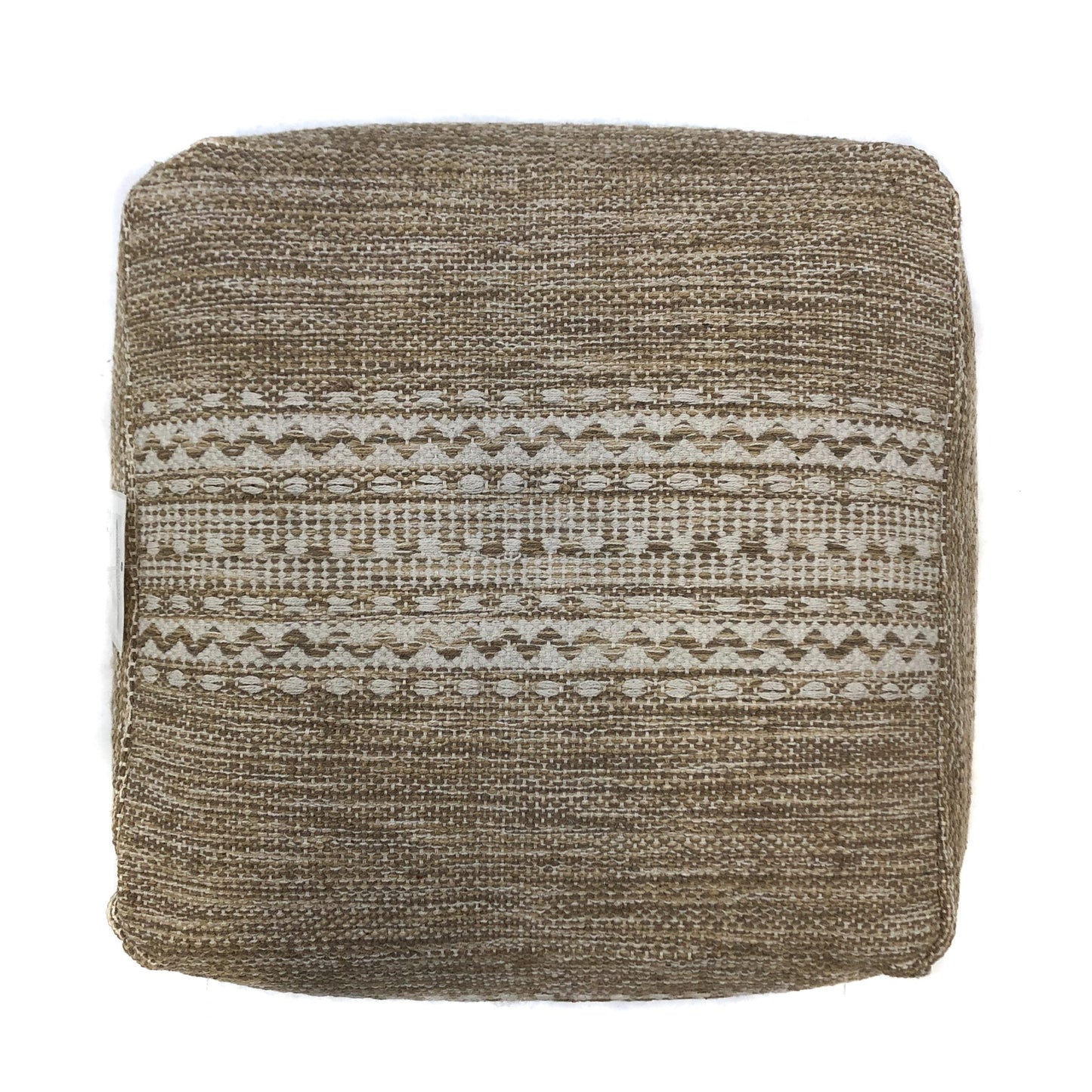 Moroccan-Style Woven Pouf