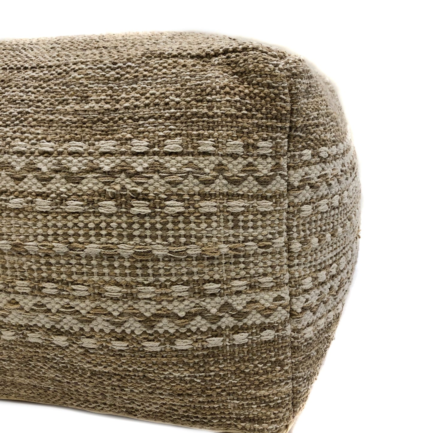 Moroccan-Style Woven Pouf