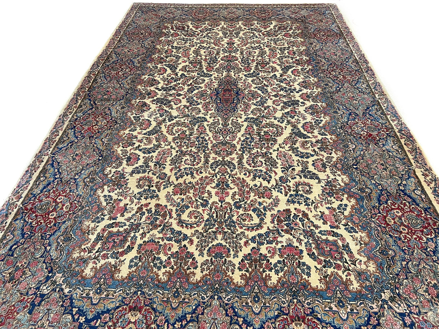 Vintage Persian Kerman (13x21)