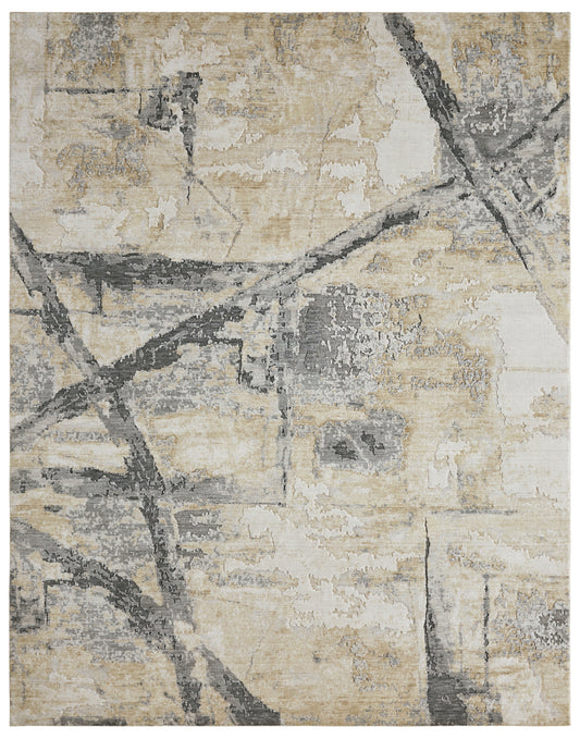 Vaughn Collection 113932 Sand/Gray Abstract