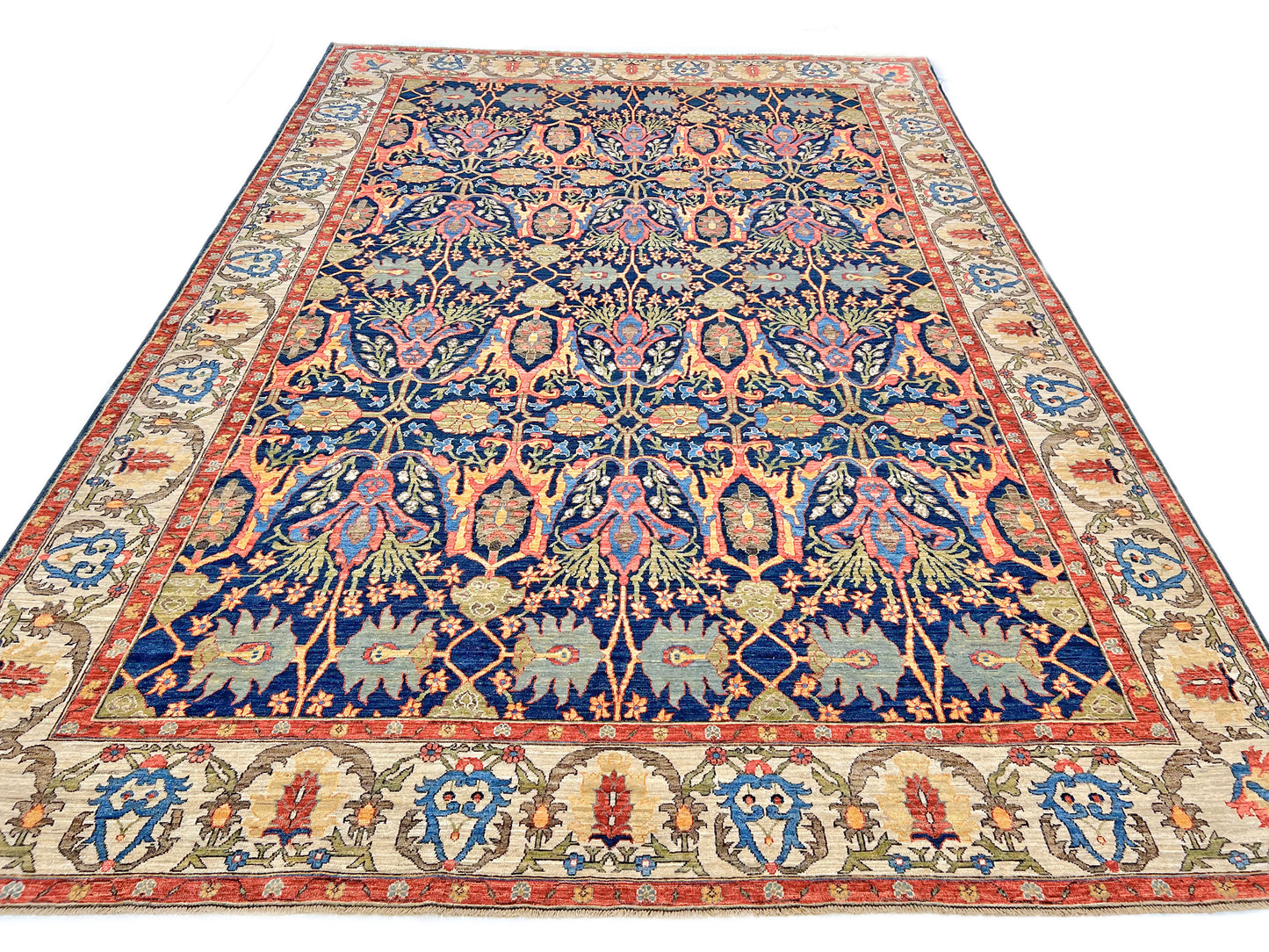 Afghan-made Arts & Crafts (9'09"x13'10")