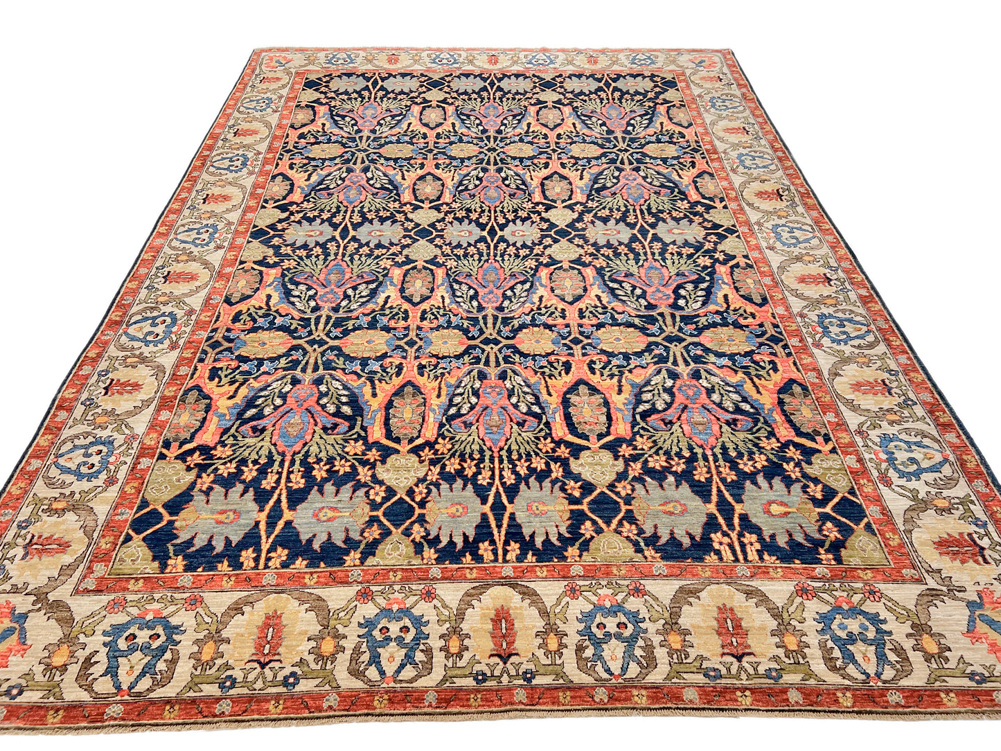 Afghan-made Arts & Crafts (9'09"x13'10")