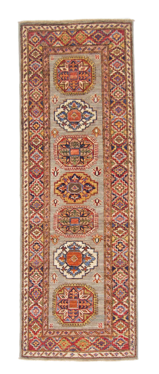 Super Kazak (1'11"x5'08") sand/multicolor