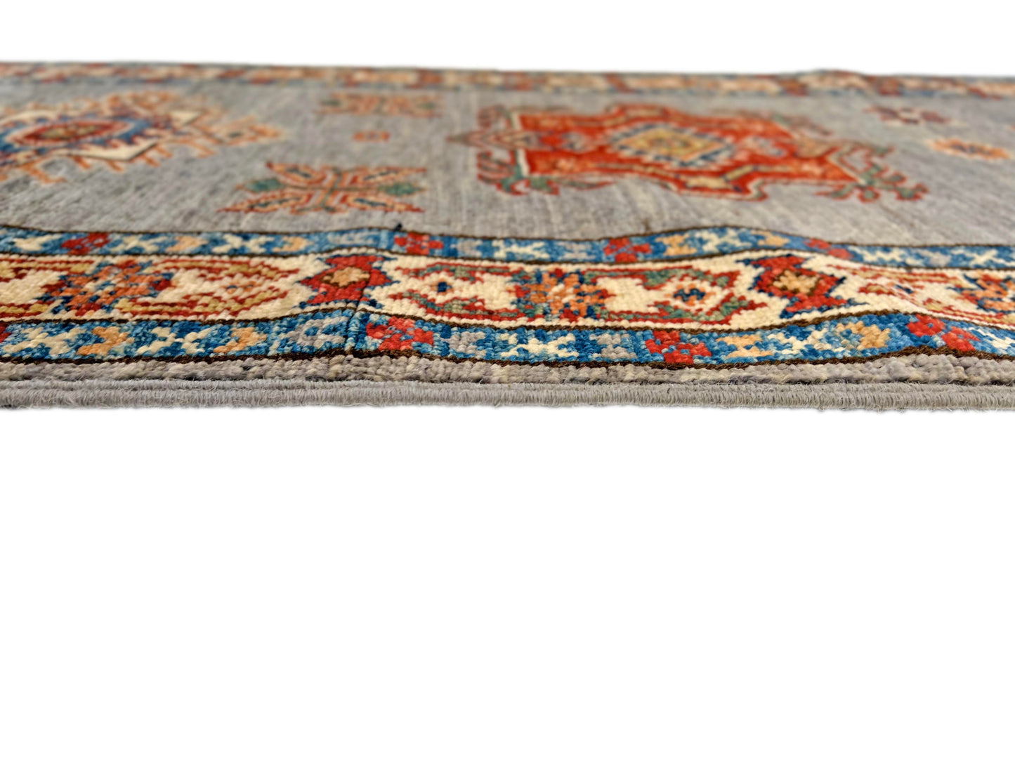 Super Kazak (1'11"x6'02") gray/multicolor