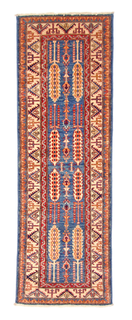 Super Kazak (2x6) blue/ivory