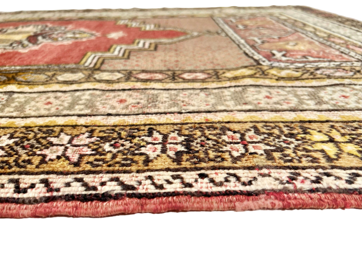 Vintage Turkish (3'04"x5'04") lt.red/gold