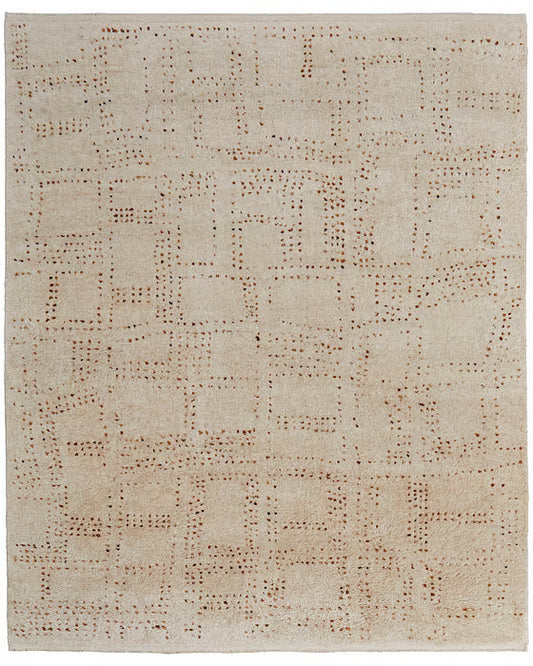 Moroccan Design (5x8) natural/rust