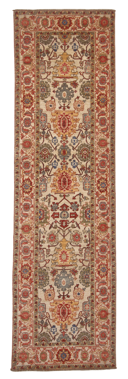 Afghan Serapi (3'00"x10'07") runner